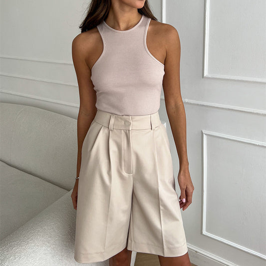 Women's Straight-Leg Long Bottoms Loose Five Points - Munsieur