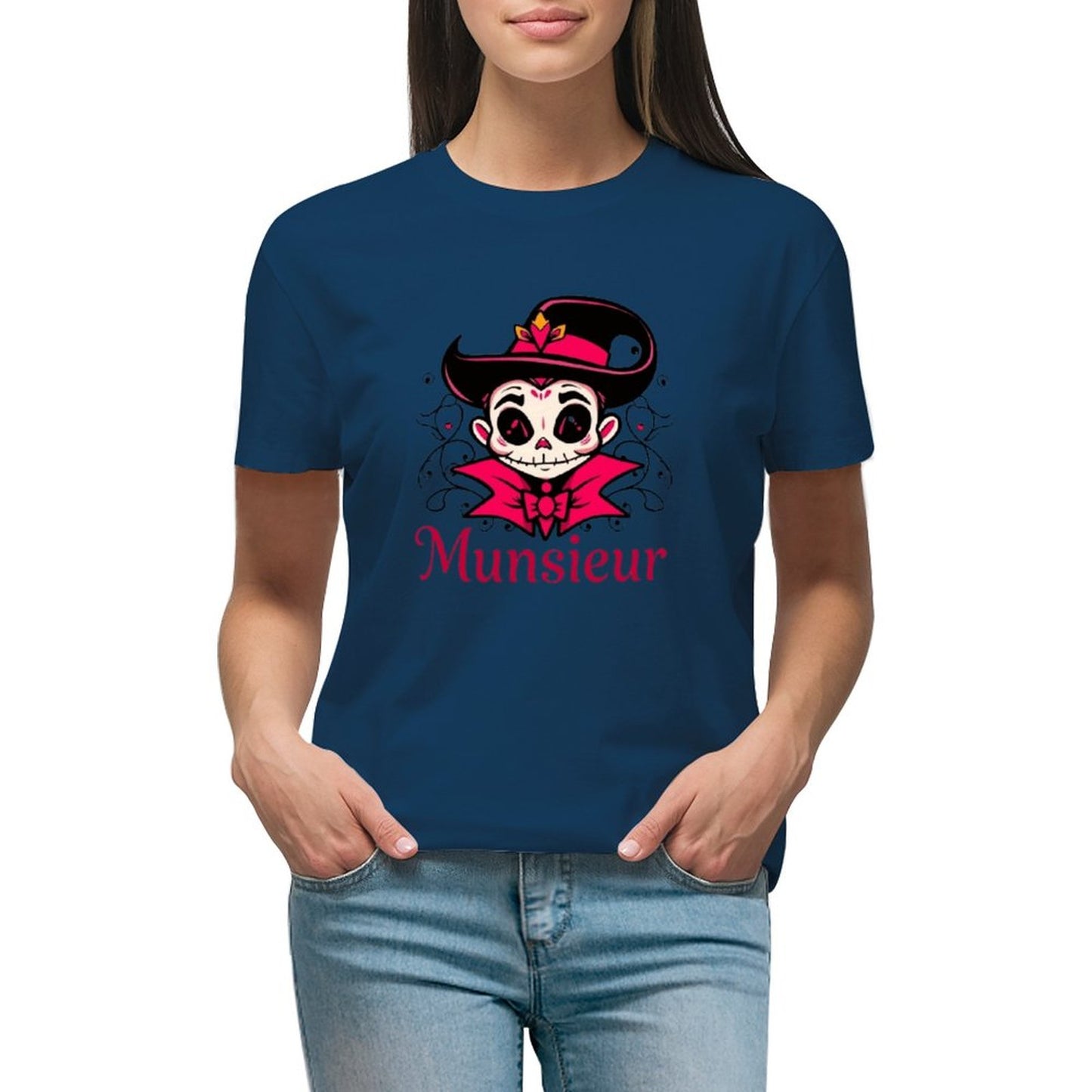 Women's Munsieur T-shirt Valentine's Day Collection "Count Lovie" Streetwear Fashion for Her