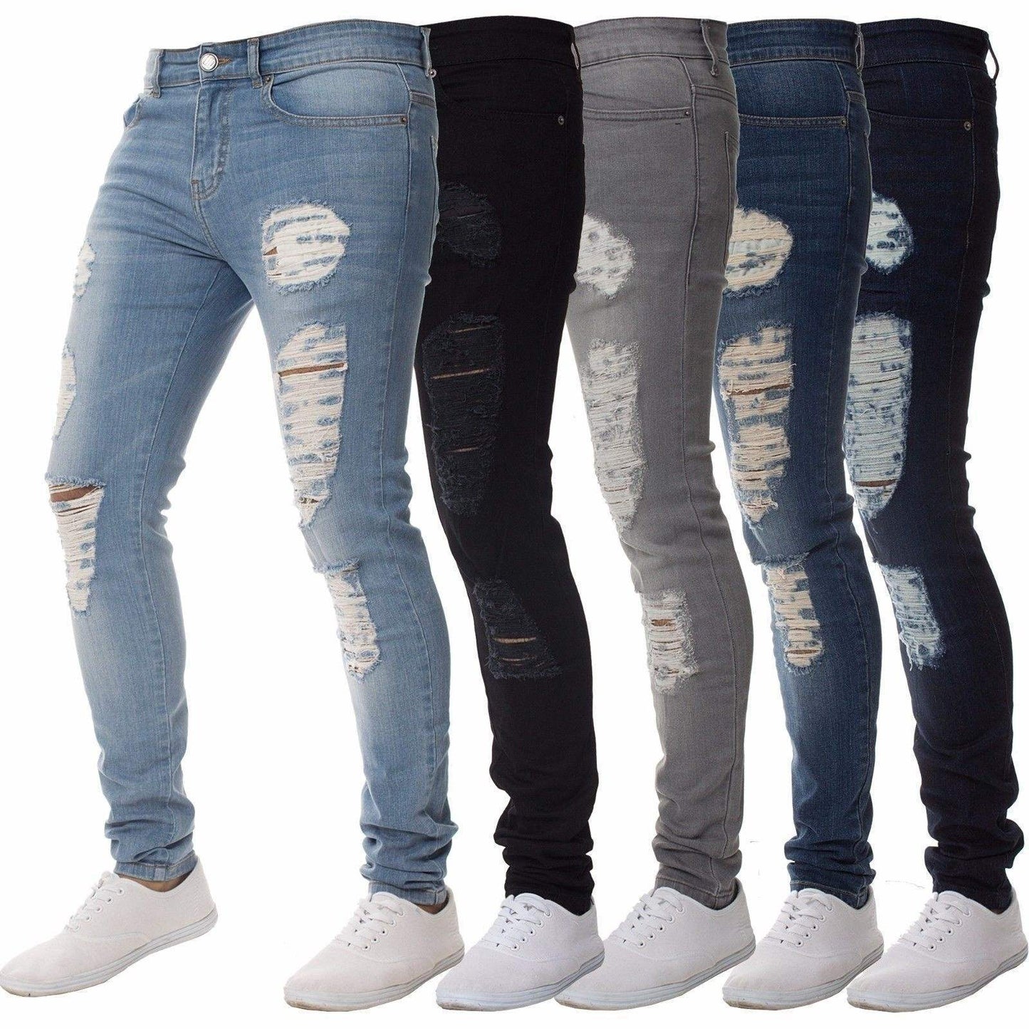 Pants For Men Spring Fashion Blue Grey