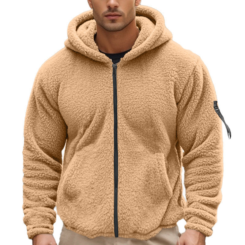 American Men's Double-sided Loose Coat