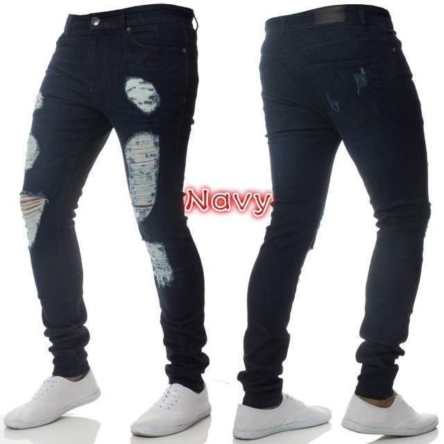 Pants For Men Spring Fashion Blue Grey