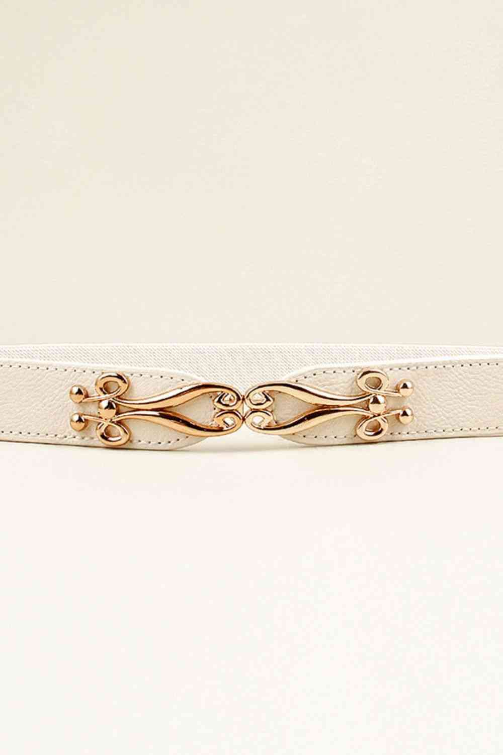 Alloy Buckle Elastic Belt - Munsieur