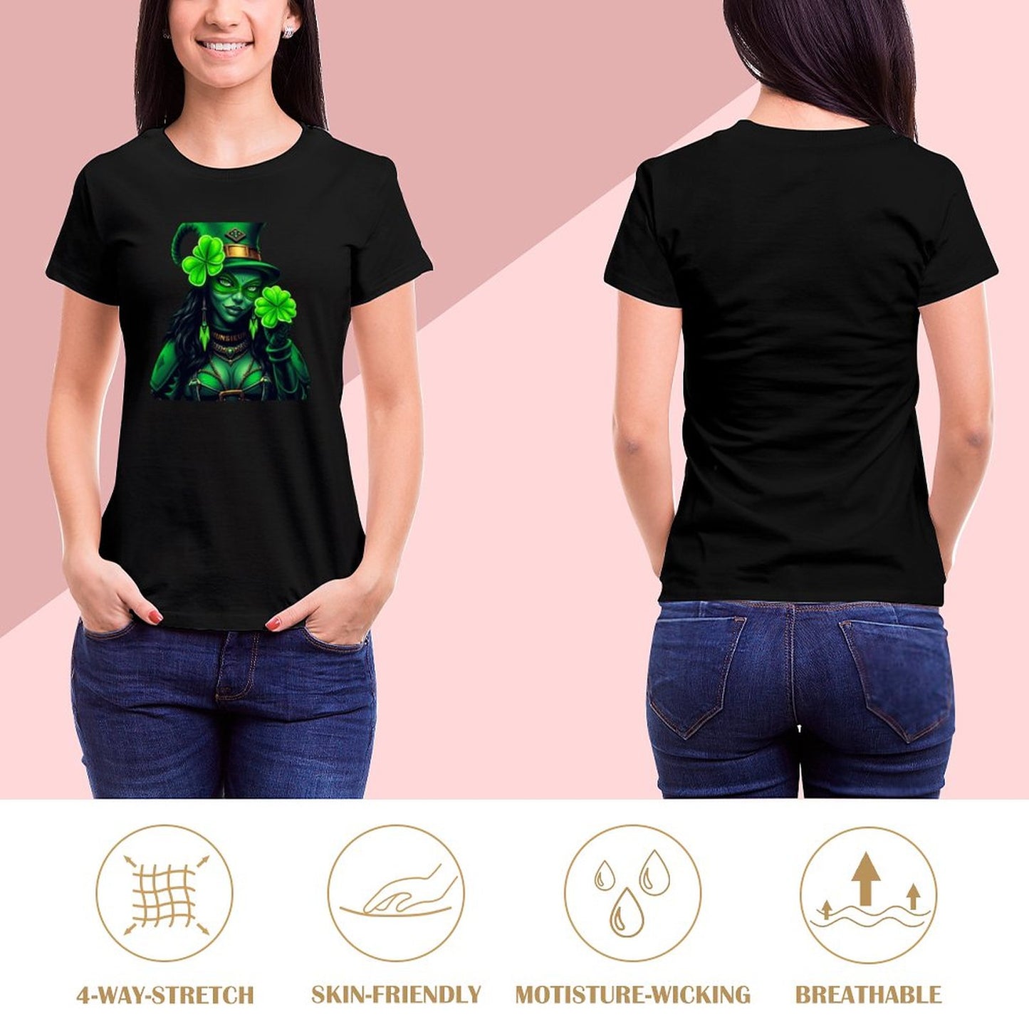 St. Patrick's Day Collection Leprechaun Mafia "Felicia" T-shirt