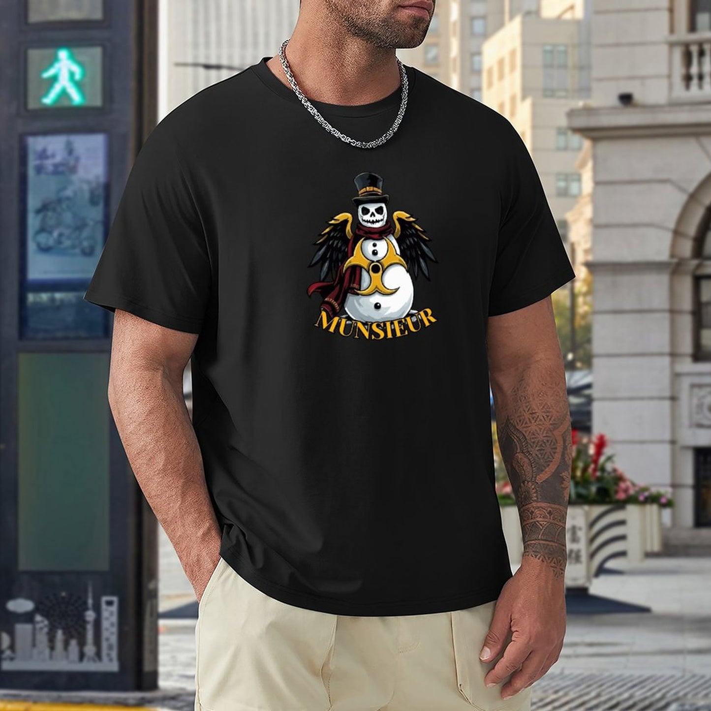 Men's Munsieur Tee Design "Atomic Snow"