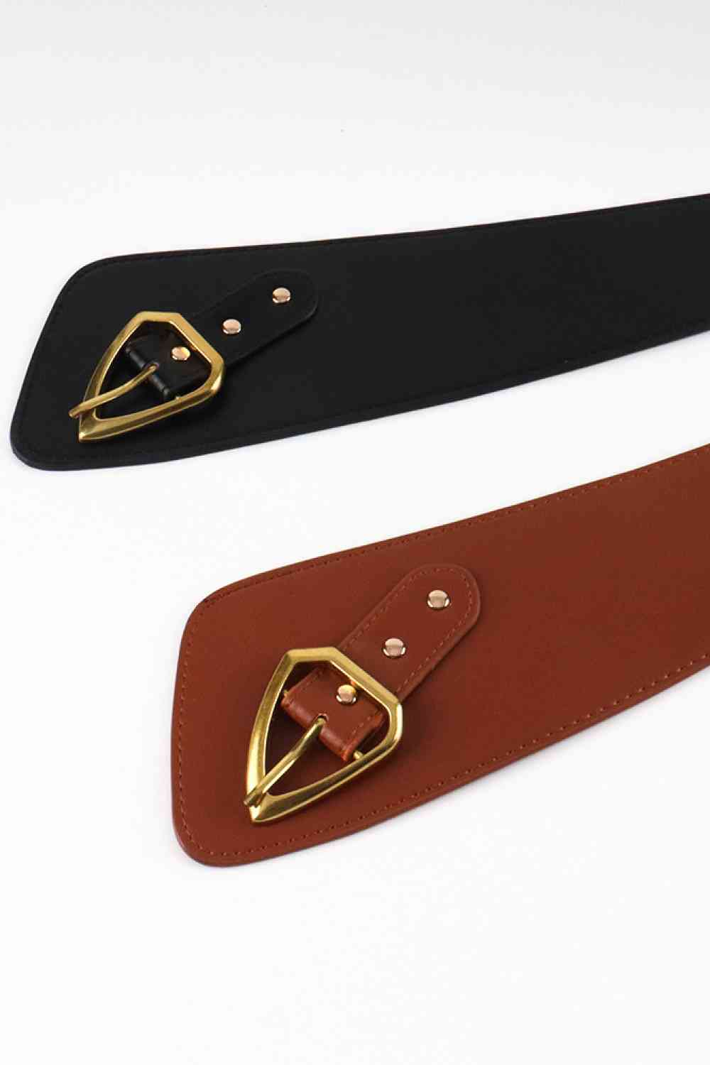 Irregular PU Leather Belt - Munsieur