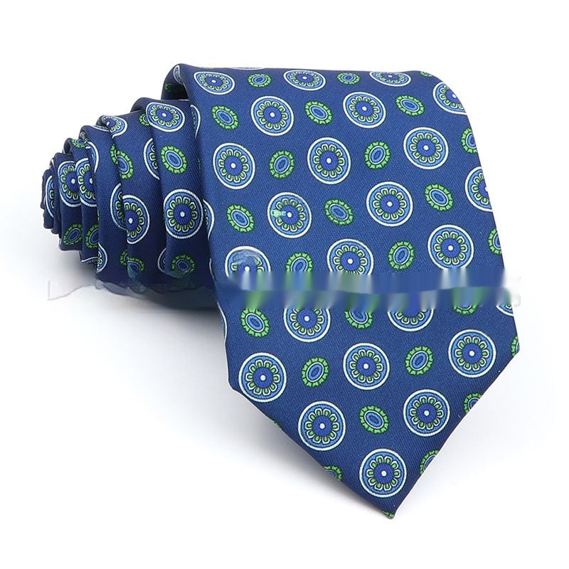 Business Polyester Men's Printed Workplace Tie - Munsieur