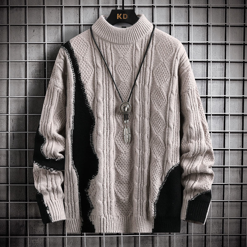 Autumn And Winter New Jacquard Hoodie Warm