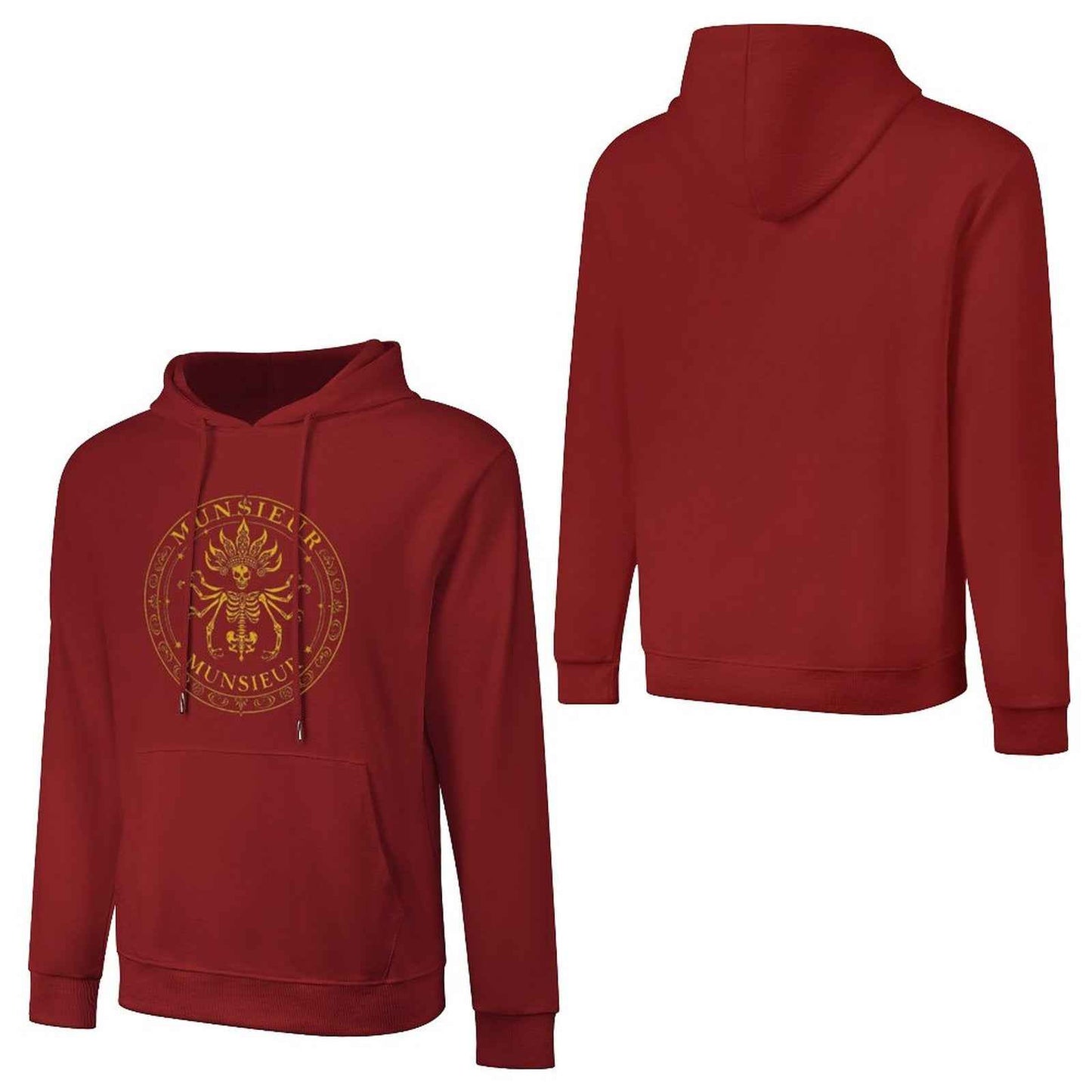 Munsieur Bone Deep: The Ultimate Skull Hoodie for Men - Munsieur