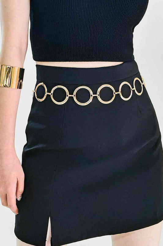 Circle Ring Chain Belt - Munsieur