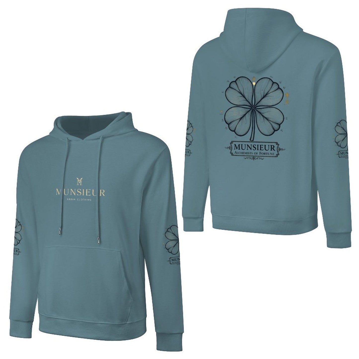 St. Patrick's Day Collection Cotton Men's Alchemist Hoodie with Pocket