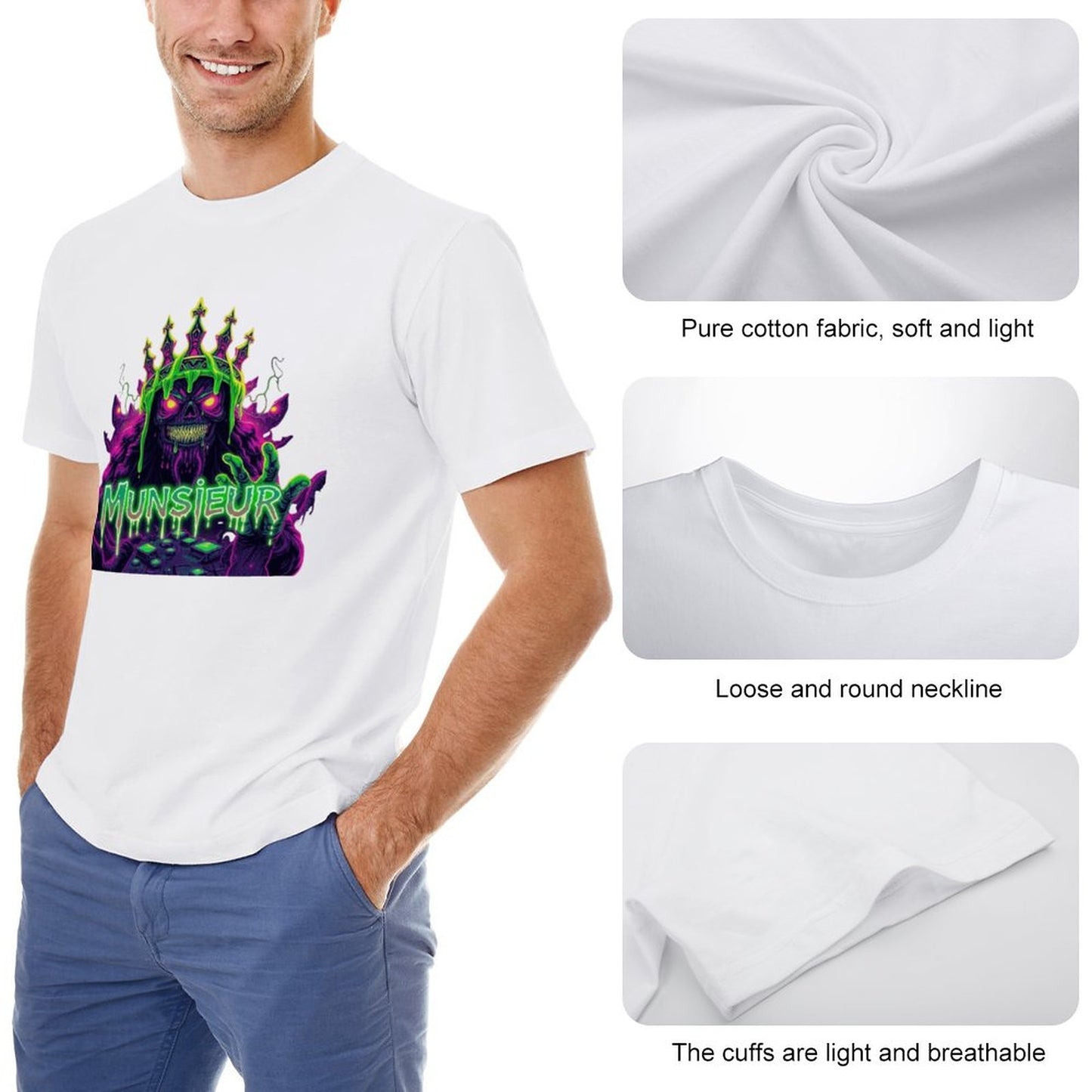 Munsieur Men's – Emerald Isle Streetwear Tee