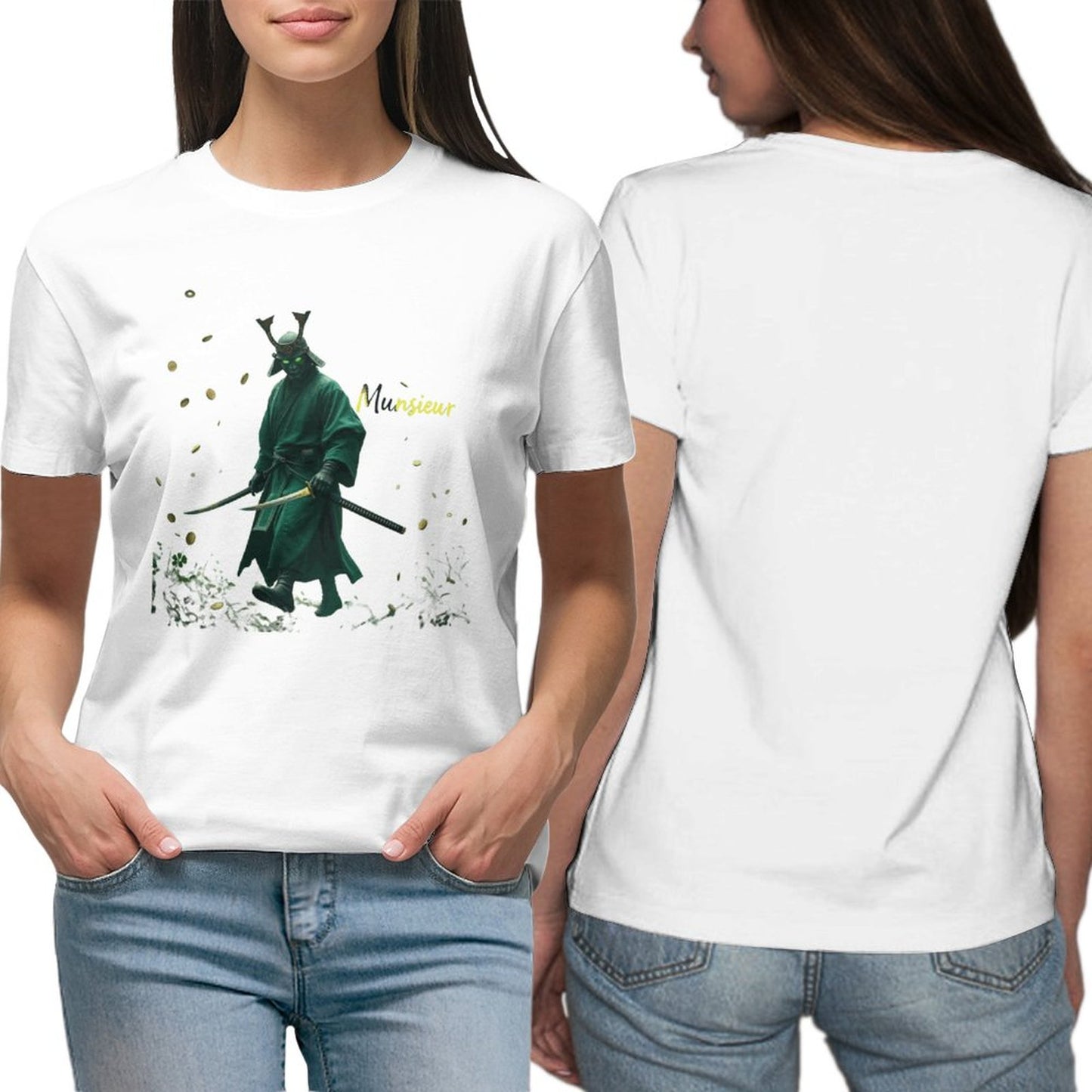 Munsieur St. Patrick's Day Collection for Women | Emerald Green Celtic Warrior T-Shirt