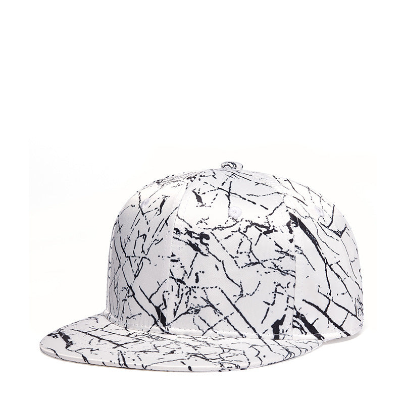 Hip-hop Hat Street Fashion Men And Women Lightning Pattern Sunshade Baseball