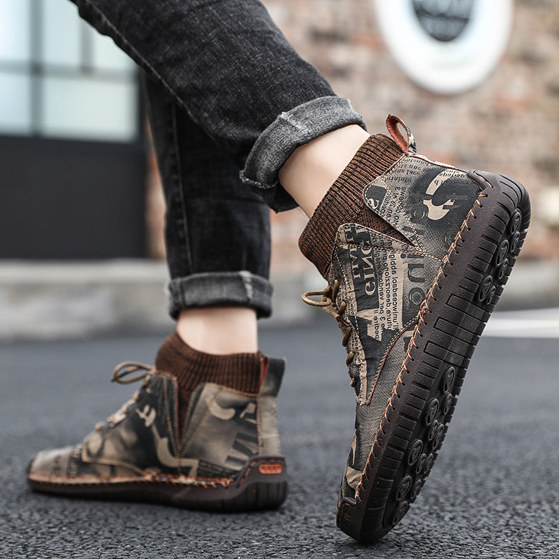 High-top shoes men