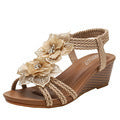 Women's Roman Bohemian Retro Flower Vacation Sandals