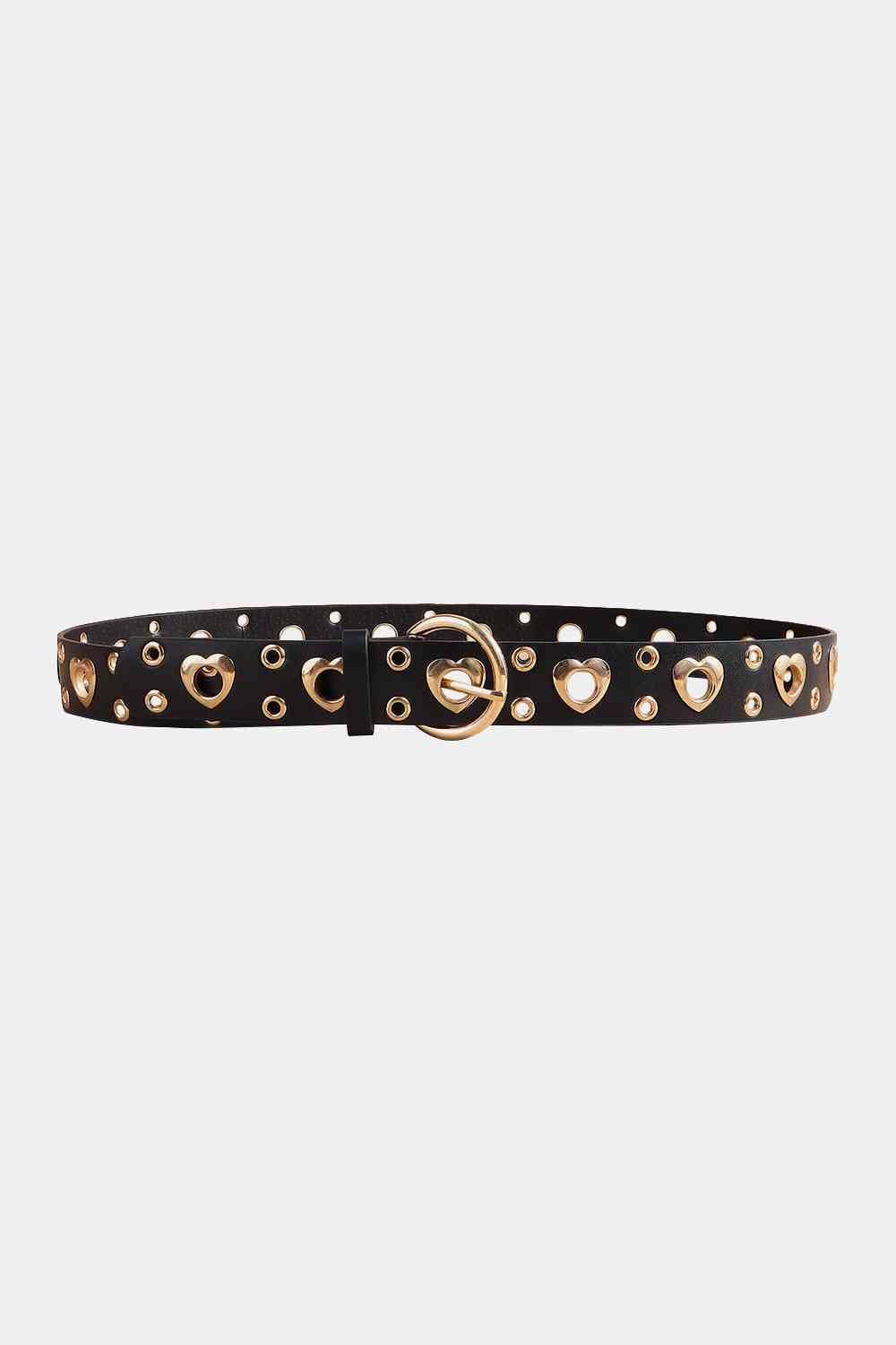 Shape Alloy Detail PU Leather Belt - Munsieur