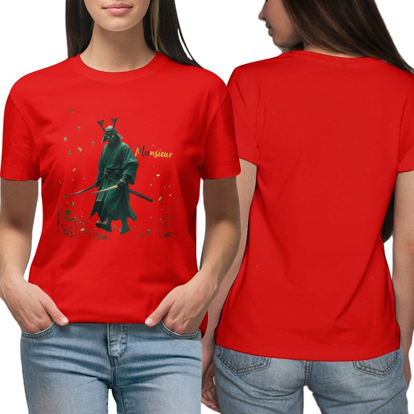Munsieur St. Patrick's Day Collection for Women | Emerald Green Celtic Warrior T-Shirt