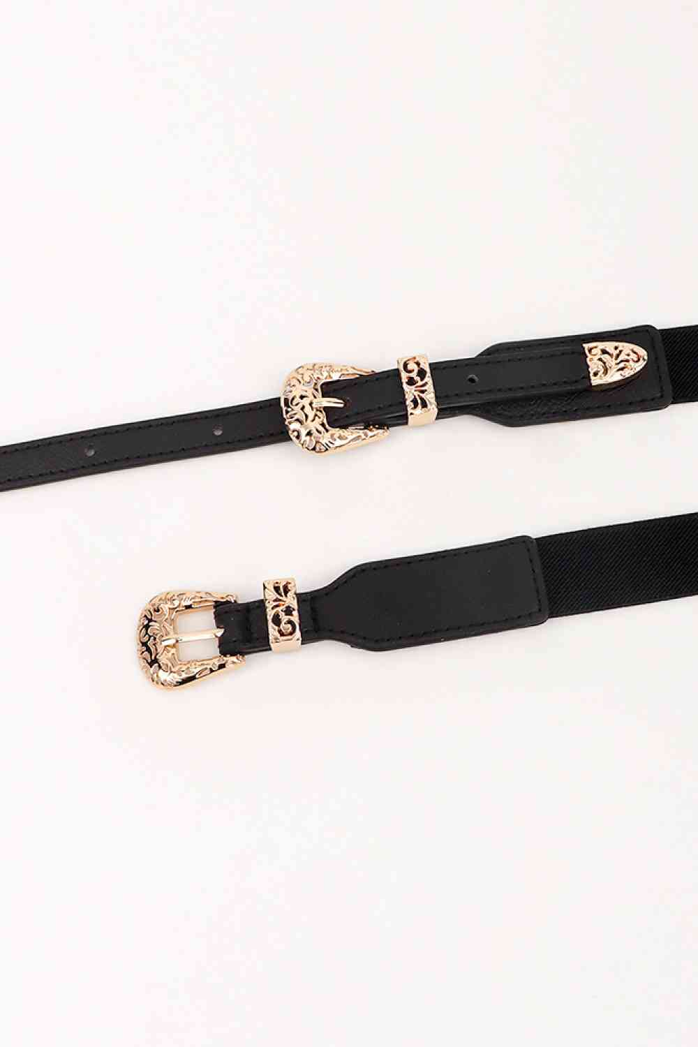 Double Buckle Elastic Belt - Munsieur