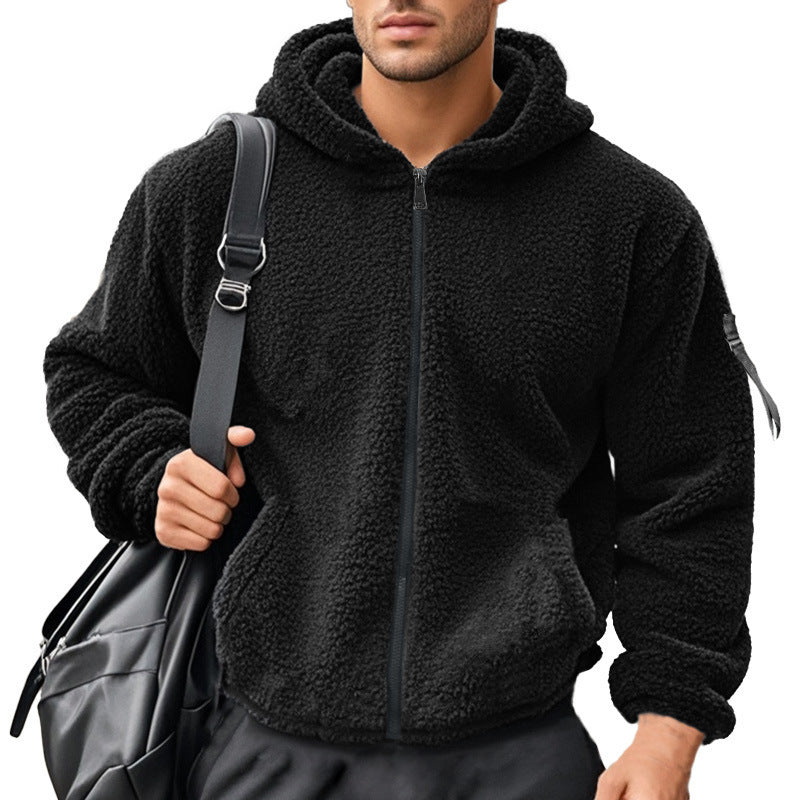 American Men's Double-sided Loose Coat