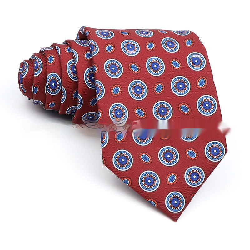 Business Polyester Men's Printed Workplace Tie - Munsieur