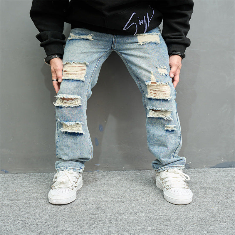 Retro Designer Casual High Streetwear Wide Leg Pants