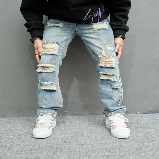 Retro Designer Casual High Streetwear Wide Leg Pants
