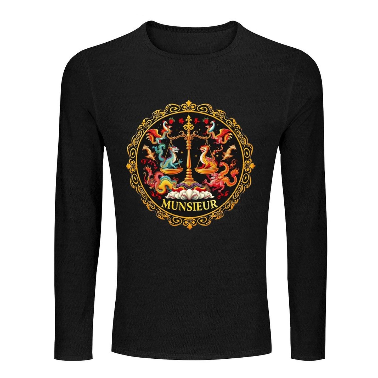 Munsieur Long Sleeve Tee for Men: Versatile, Timeless, and Always On Point - Munsieur