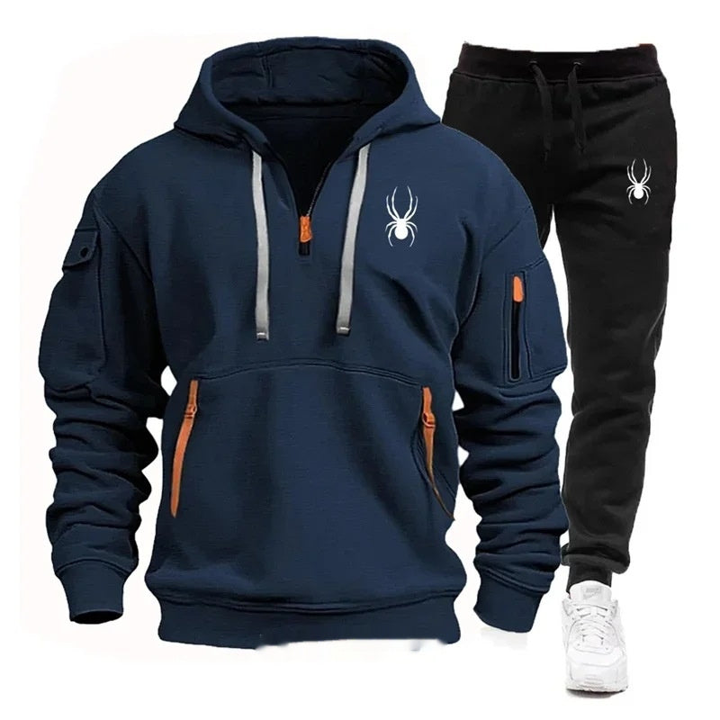 Casual Men's Jogger Set Pocket Polyester - Munsieur