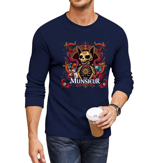 Munsieur Long Sleeve Tee for Men: Lightweight Feel with a Premium Look - Munsieur