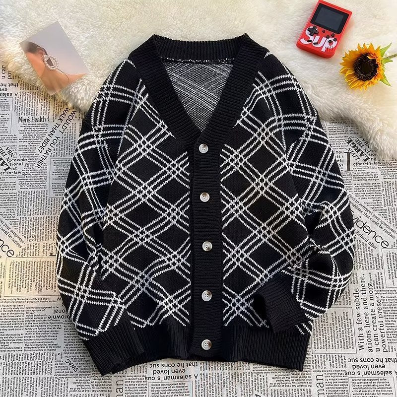 Cardigan Hoodie for Men's Idle Style Autumn