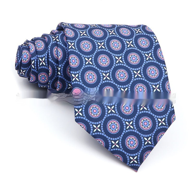 Business Polyester Men's Printed Workplace Tie - Munsieur