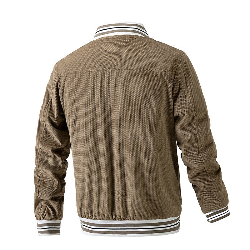 Men's Autumn And Winter Corduroy Coat Trendy Long-Sleeve