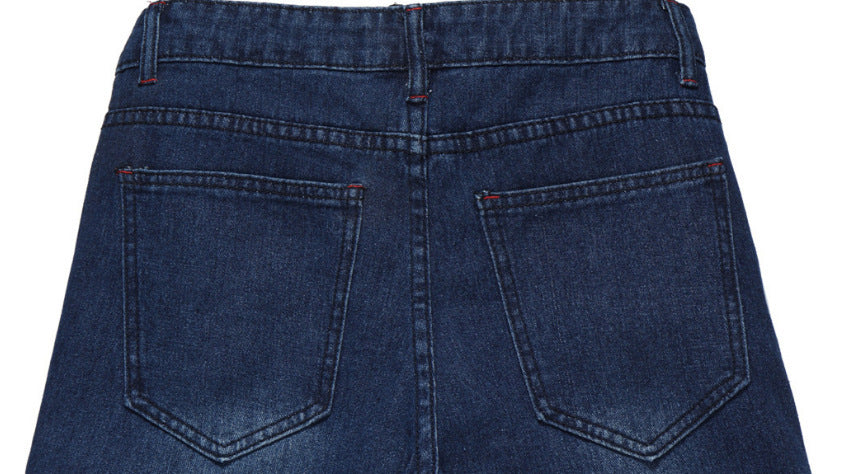 Slim-fit Ripped Pants