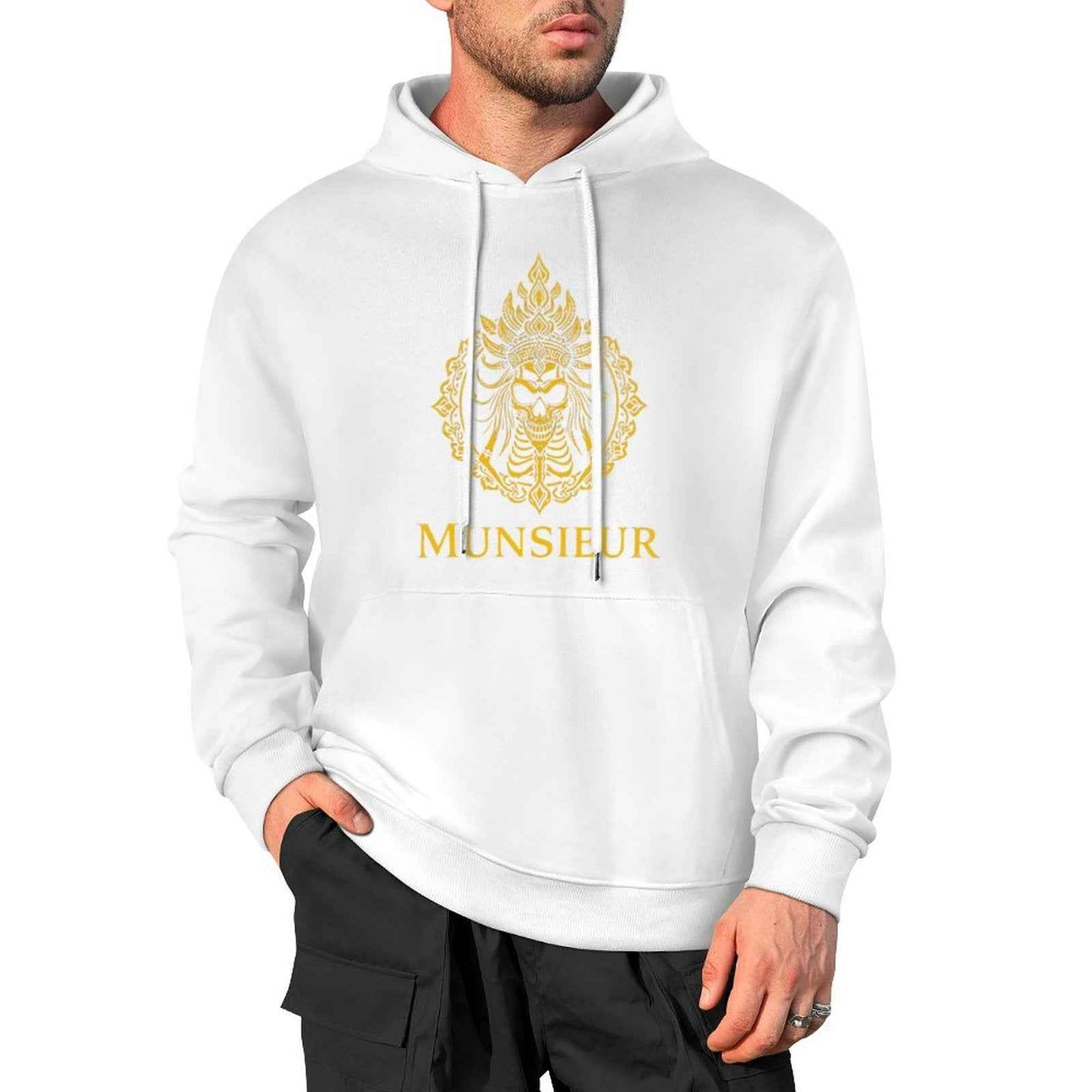Munsieur Phantom Threads: Skull Edition Hoodie for Men - Munsieur