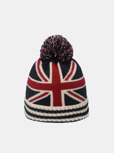 Roll Rim US Flag Knit Hat - Munsieur