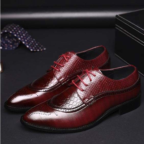 New Spring Men's Business Oxfords Leather Shoes