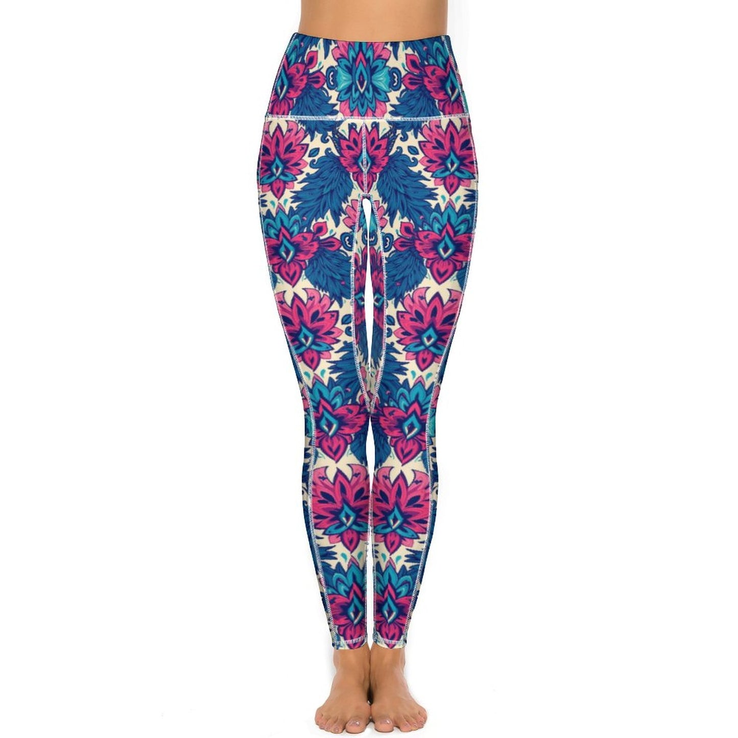 Munsieur Custom Printed Yoga Leggings with 2 Pockets