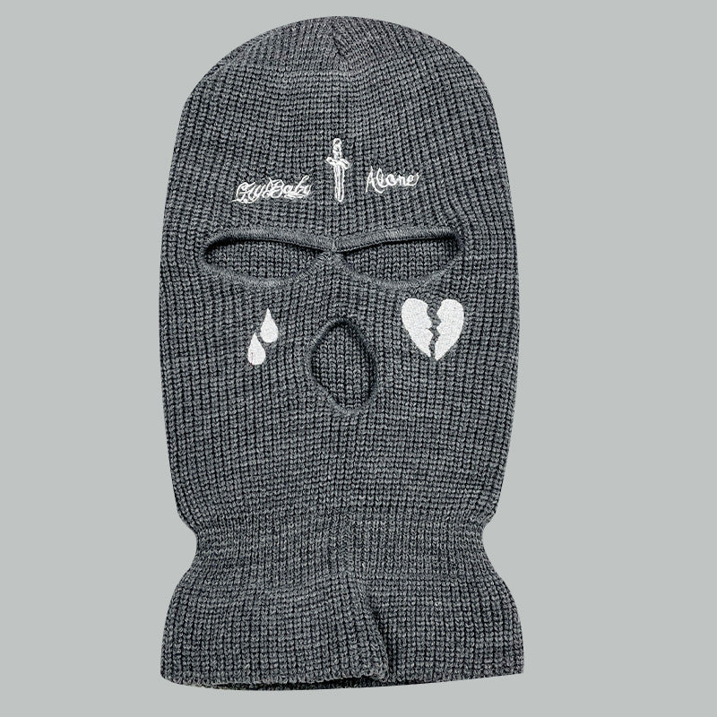 Knitted Hat Mask Streetwear Fashion