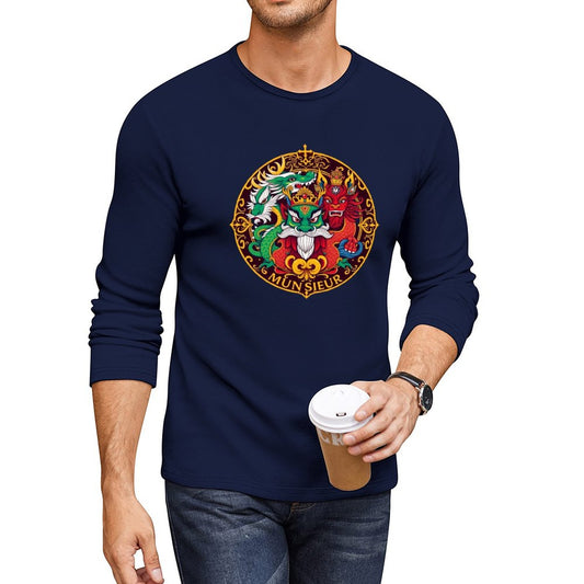 Munsieur Long Sleeve Tee for Men: The Perfect Balance of Casual and Refined - Munsieur