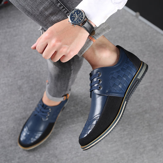Men's Fashion British plus size shoes