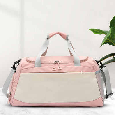Oxford Cloth Multi Pockets Adjustable Strap Travel Bag - Munsieur
