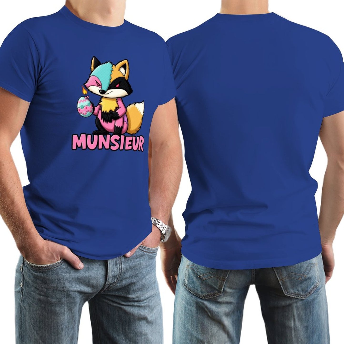 Munsieur Men's Tee Easter Collection "Sly Fox" Designer Tee