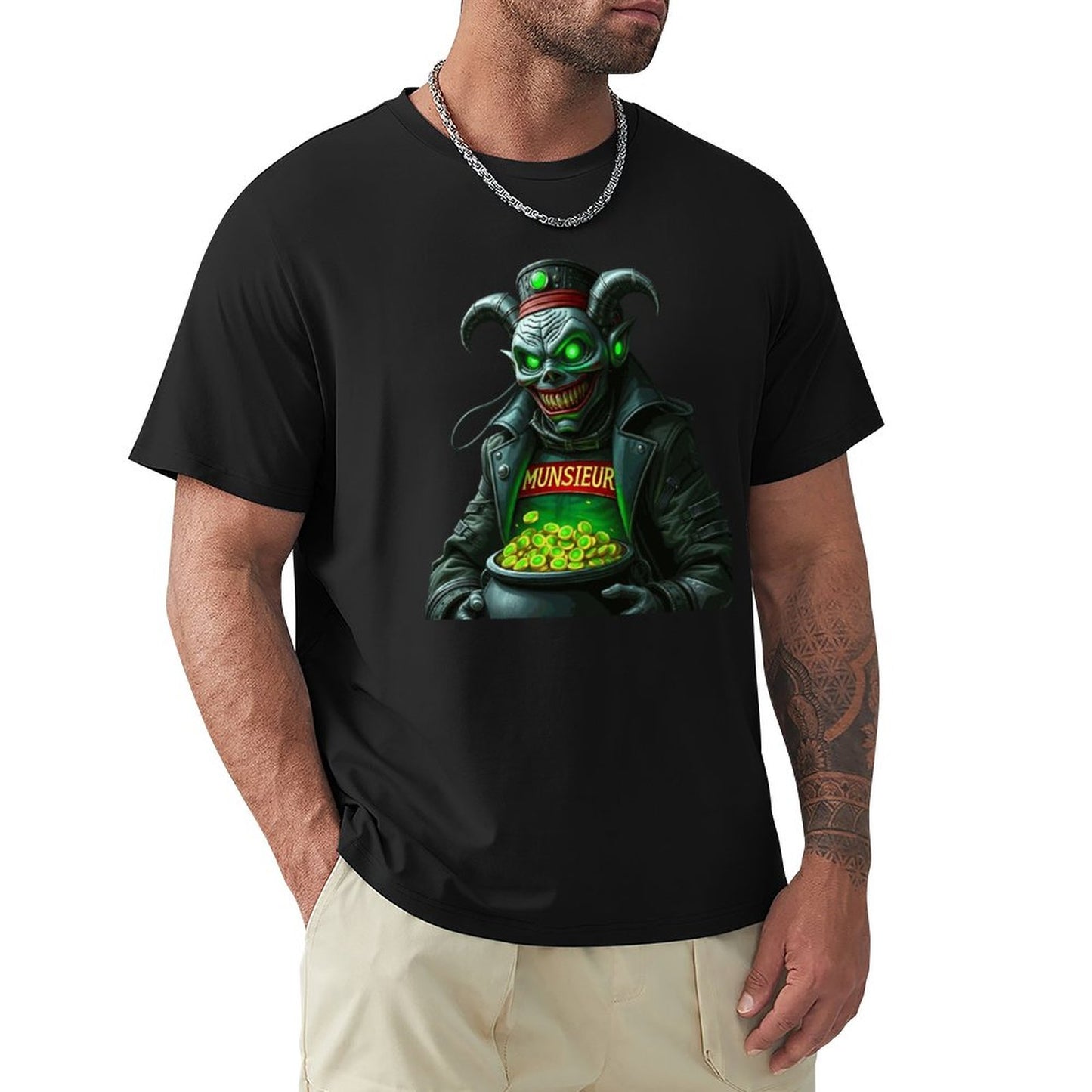 Munsieur St. Patrick's Day Collection Men – Celtic Runes & Irish Heritage Tee