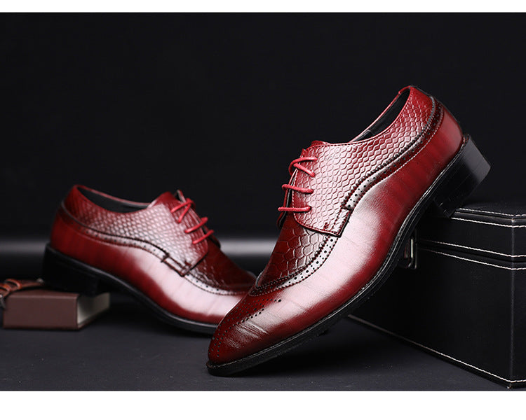 New Spring Men's Business Oxfords Leather Shoes