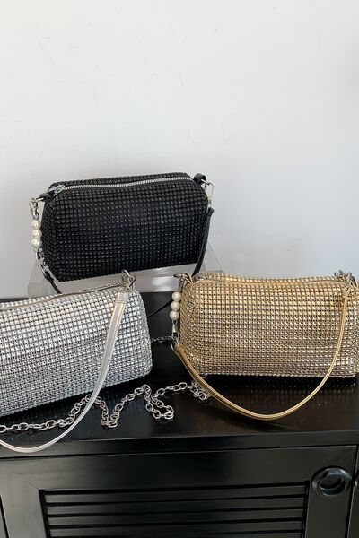 Openwork Crossbody Bag with Removable Strap - Munsieur