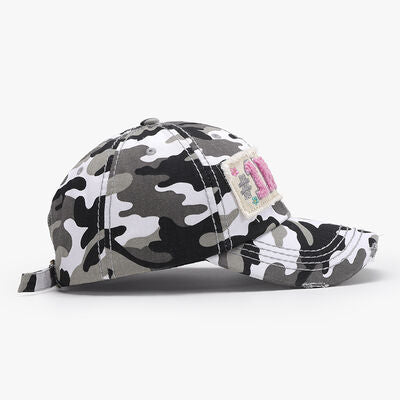 Letter Adjustable Cotton Baseball Cap - Munsieur