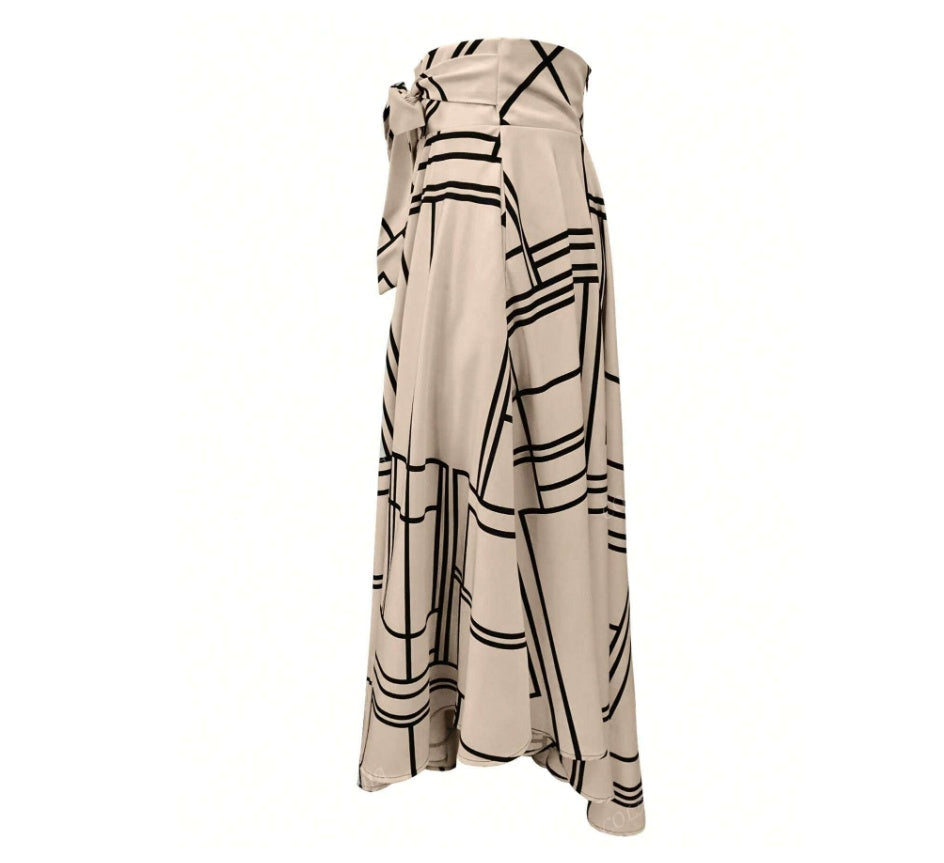 Women's Solid Color Simple Daily Slit Skirt