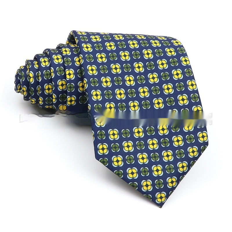 Business Polyester Men's Printed Workplace Tie - Munsieur