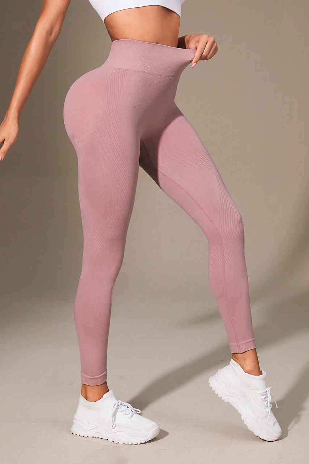 Wide Waistband Sports Leggings - Munsieur