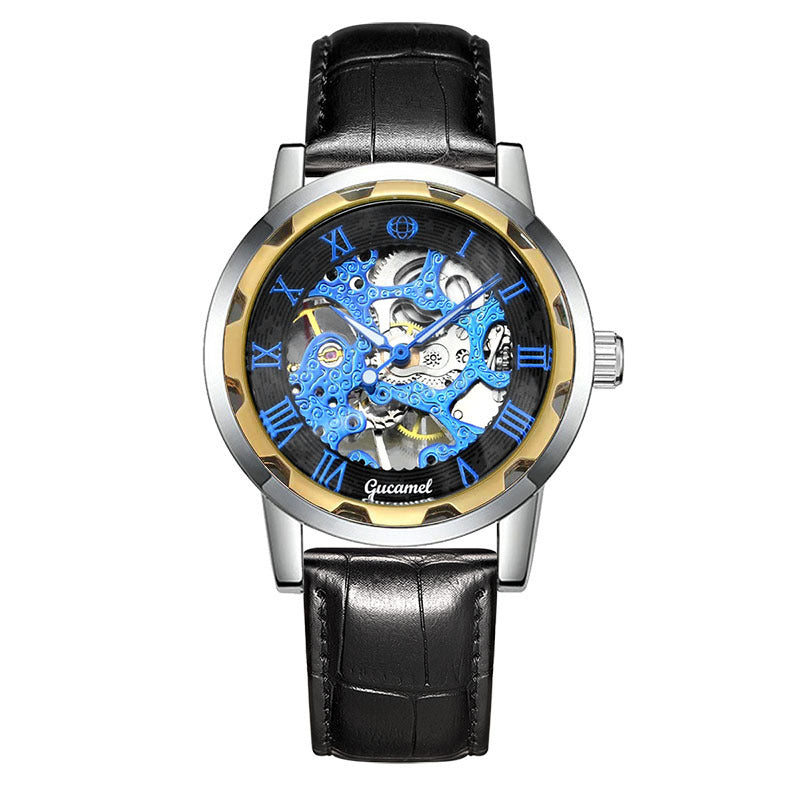 Strip Hollow Gold Manual Mechanical Watch
